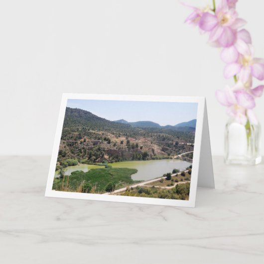 Carte Rivière Turia à Domeño Viejo, Valence, Espagne (Orchidée)