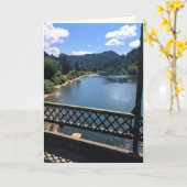 Carte Rivière Umpqua, Oregon (Fleur jaune)