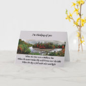 Carte Rivière Vermont (Fleur jaune)