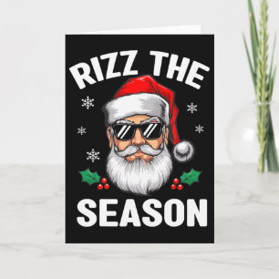 Carte Rizz La Saison Santa Enfants Adolescents Garçons D