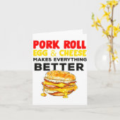 Carte Rk Roll Egg And Cheese New Jersey Pride Nj Foodie (Fleur jaune)