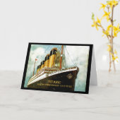Carte RMS Titanic 100e anniversaire (Fleur jaune)
