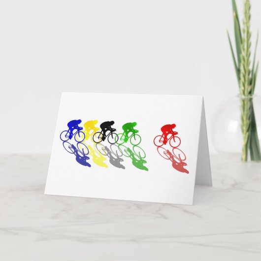 Carte Road Bike Road Racing Cyclisme (Devant)