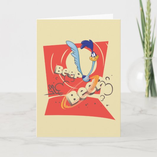 Carte ROAD RUNNER™ BEEP!™ Graphique du coucher de soleil (Devant)