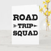 Carte ROAD TRIP SQUAD Funny Group Vacances Correspondanc (Fleur jaune)