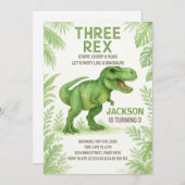 Carte Roaring Party pour enfants (Devant / Derrière)