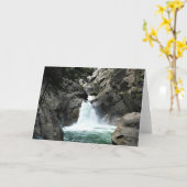Carte Roaring River Falls, King's Canyon, CA (Fleur jaune)