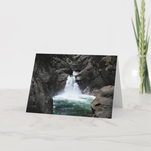 Carte Roaring River Falls, King's Canyon, CA (Devant)