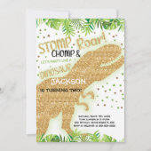 Carte Roarsome Party pour enfants (Devant)