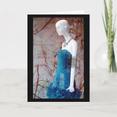 Carte Robe bleu mode (Devant)