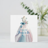 Carte Robe de mariée pour la future mariée pour la fête (Debout devant)