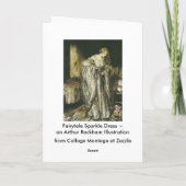 Carte Robe d'étincelle de conte de fées par Arthur (Dos)