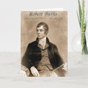 CARTE ROBERT BURNS