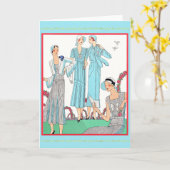 Carte Robes de l'après-midi (Fleur jaune)