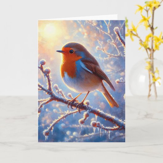 Carte Robin 1 (Fleur jaune)