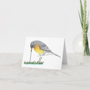 Carte Robin avec ver