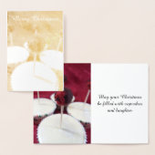 Carte Robin Cupcakes Christmas Foil (Affichage)