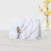 Carte Robin Redmamin Note (Fleur jaune)