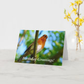 CARTE ROBINS (Fleur jaune)