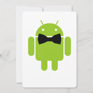 Carte Robot Androïde vert à part entière