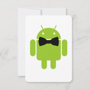 Carte Robot Androïde vert à part entière