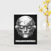 Carte Robot Cyberpunk de contrôle mental (Fleur jaune)
