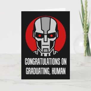 Carte Robot IA de Félicitations de Diplôme Félicitations