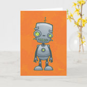 Carte Robot idiot (Fleur jaune)