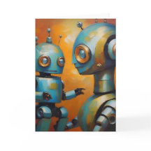 Robot mère et enfant.