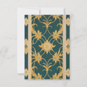 Carte Roccoco, versailles, antoinete, motif d'or baroque (Devant)