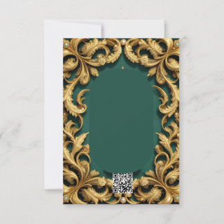 Carte Roccoco, versailles, antoinete, motif d'or baroque