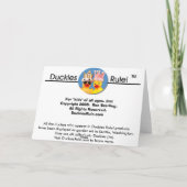 Carte Roche d'U ! (Blanc) (Dos)