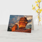 Carte Roche équilibrée, Shiprock, Blank Inside Salutatio (Fleur jaune)