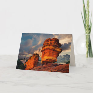 Carte Roche équilibrée, Shiprock, Blank Inside Salutatio