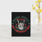 Carte Rocher Autour De L'Arbre De Noël Métal Lourd Laide (Fleur jaune)