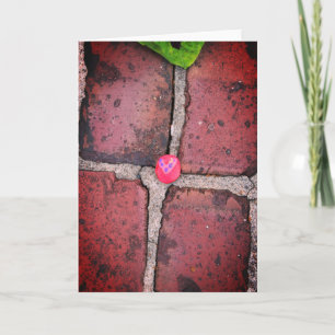 Carte Rocher de Coeur Rose sur Pella, Iowa Brick