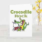 Carte rocher de crocodile (Fleur jaune)