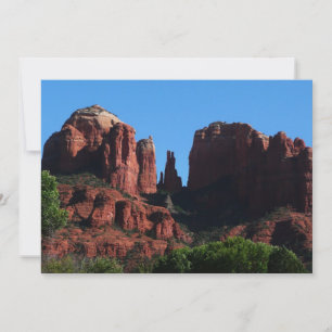 Carte Rocher de la Cathédrale à Sedona Arizona Monument