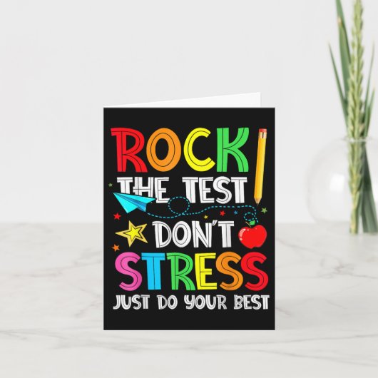 Carte Rocher Le Point De Test Stress Juste Faites Votre (Devant)