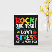 Carte Rocher Le Point De Test Stress Juste Faites Votre (Fleur jaune)
