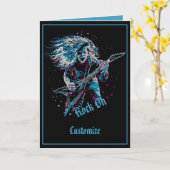 Carte Rocher sur métal lourd (Fleur jaune)