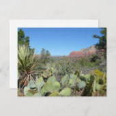 Carte Rochers rouges et cactus I (Devant / Derrière)