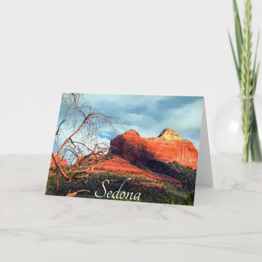 Carte Rochers rouges pittoresques de Sedona Salutation p (Devant)