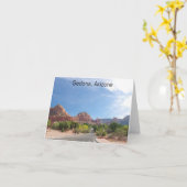 Carte roches rouges de Sedona (Fleur jaune)