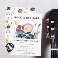 Rock A Bye | Baby shower Rock & Roll