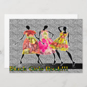 Carte Rock Black Girls (Devant / Derrière)