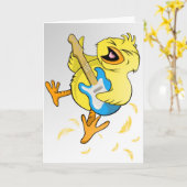 Carte Rock Chick (Fleur jaune)