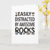 Carte Rock Collector Géologue de la géologie Rockhound (Fleur jaune)