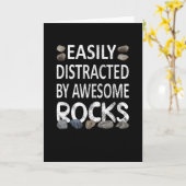 Carte Rock Collector Géologue de la géologie Rockhound (Fleur jaune)