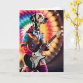Carte rock dalmate (Fleur jaune)